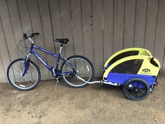 Schwinn bike  and  Burley- Design-Bike-Trailer for sale 1