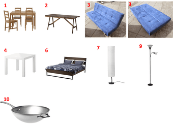 Moving sale, used Ikea furniture in excellent condition 1