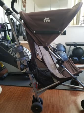 MacLaren single umbrella strollers; double stroller Rain Cover 2