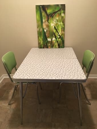 Retro kitchen table and chairs 1
