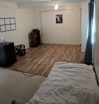 furnished room with bath available now & April 1st 1