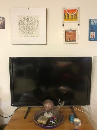 Moving Sale - TV,  GARMENT RACK,  BED,  BED FRAMES,  RUG,  BIKE 2