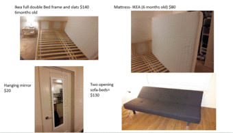 Moving sale - Items will be available on April 1st. 1