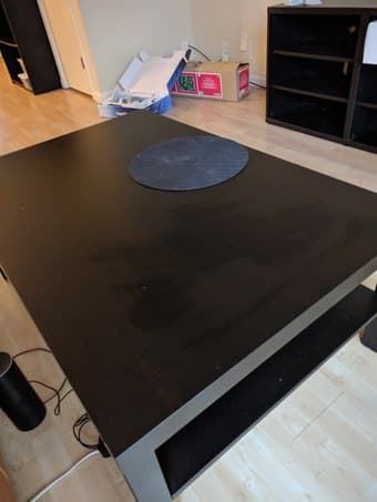 IKEA Lack Coffee Table Black 1