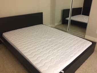 Bed frame, base, mattress 1