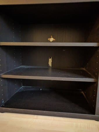 Black IKEA TV Bench 2