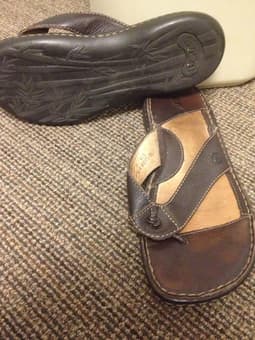 Leather Sandals Size 9, like new 1