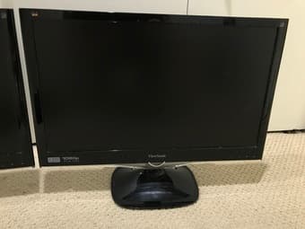 Two 21-inch 1080p LED Monitors for $90 3