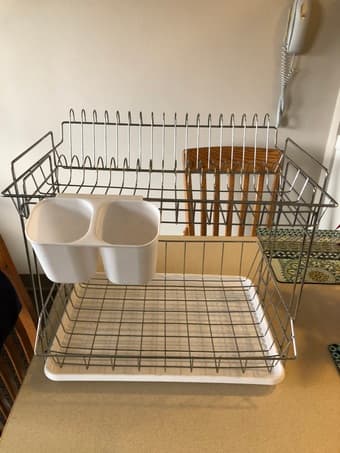 DISH DRAINER (TWO LEVELS) $10 1