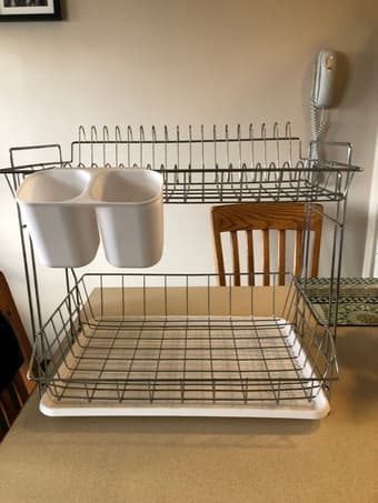 DISH DRAINER (TWO LEVELS) $10 3