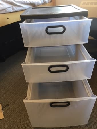 Selling plastic three-drawer cabinet 2