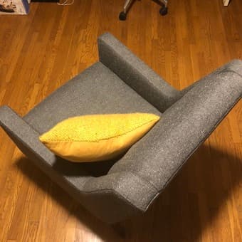 West Elm mid-century armchair 2