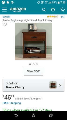Brook cherry night stands & Sonoma oak desk 3