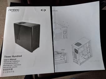 Antec Three Hundred case + 7x USB 3.0 front IO + SSD mounts 3