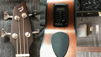 Fretless Acoustic Bass: Breedlove Atlas Series Solo BJ350/CMe4Fretless 3