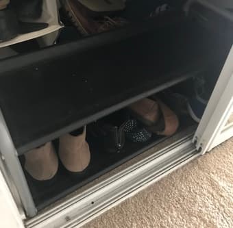 Shoe organizer and rack 2