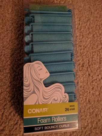 Hair straightener + foam rollers $8 OBO 2