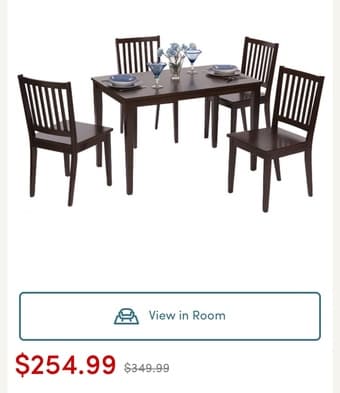 Table and Chair 5 piece set 1