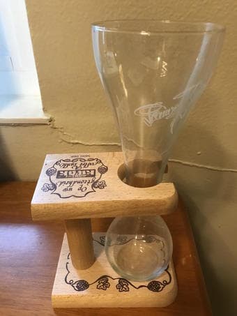 Pauwel Kwak Beer Glass with Stand 1