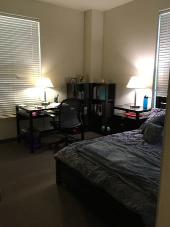 private room and full bathroom, in 4 BR fully furnished apt - $1,634 1