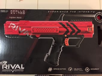 Nerf Rival Gun. 7 rounds. 2