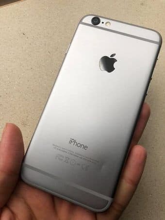 iphone 6 128gb unlocked space grey + new lifeproof nuud 2