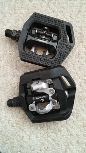 Double sided pedals - Shimano pd-t421 1