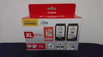 Brand new color & black ink cartridge set (Canon) 1
