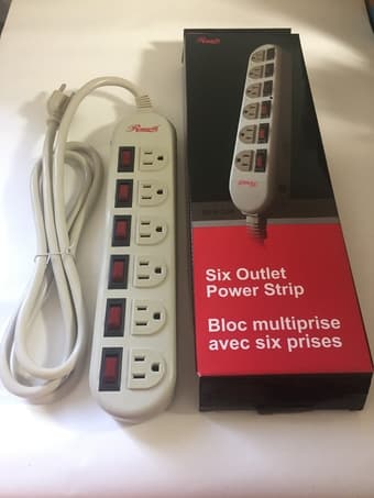 Calculator, power strip, and other accessories 1
