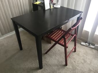 Selling desk, chair, mattress topper 1