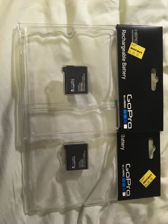 GoPro 4 batteries (x2) 1