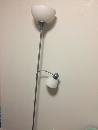 Standing lamp with 2 bulbs 1