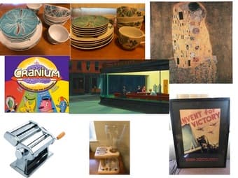 Spring cleaning sale - prints, dishes, games 1