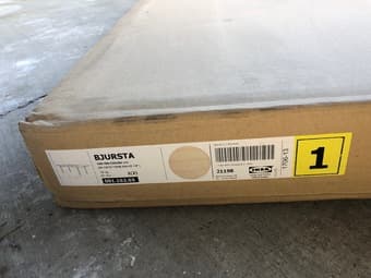 Brand new BJURSTA Extendable table 3
