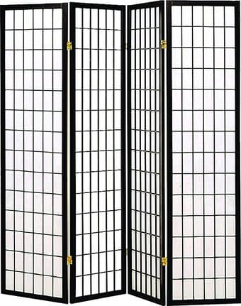 Three 4-Panel Folding Partitioners (Privacy Screen Room Divider) 1