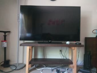 TV (Samsung 48" Class 720p LED) and TV stand 1