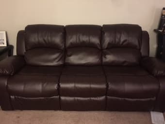 Sofa recliner set for sale - owned and used only for 2 year only 3