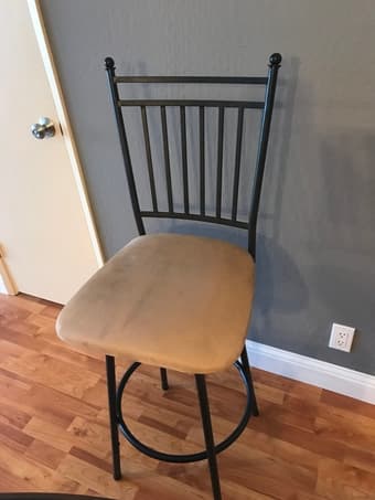 Swivel bar stools (3) 2