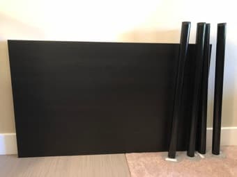 Simple Ikea desk 1