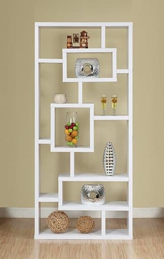 Gorgeous modern white modular bookcase 2