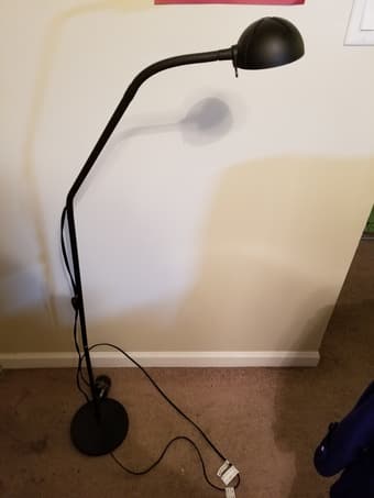 Chair, floor lamp, keyboard, earphone, raincoat, bike helmet 2