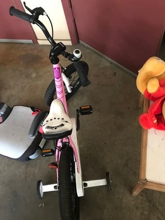 moving sale kid bike $ 65  and kid trailer $70 1