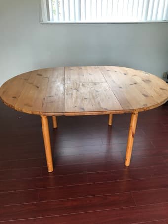 Beautiful pine wood table $49 2
