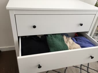 Professionally-Built White IKEA Dresser 3