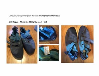 Camp and climb items for sale 1