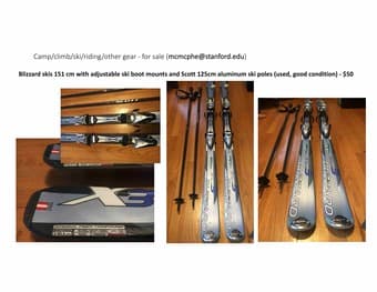 Skis / ski gear for sale 1