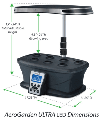 AeroGarden ULTRA LED 7 pod Indoor Garden - $90 2