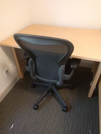 Top-of-the-line office chair (Aeron by Herman Miller) 1