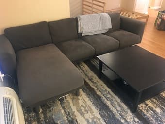 Selling Everything - Sectional, Coffee Table, TV Stand, Lamp, TV, Bike 1