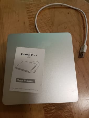External DVD player CD player USB 1